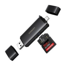 Αναγνώστης καρτών Ugreen 2 σε 1 USB-C / USB-A SD 4.0 UHS-II