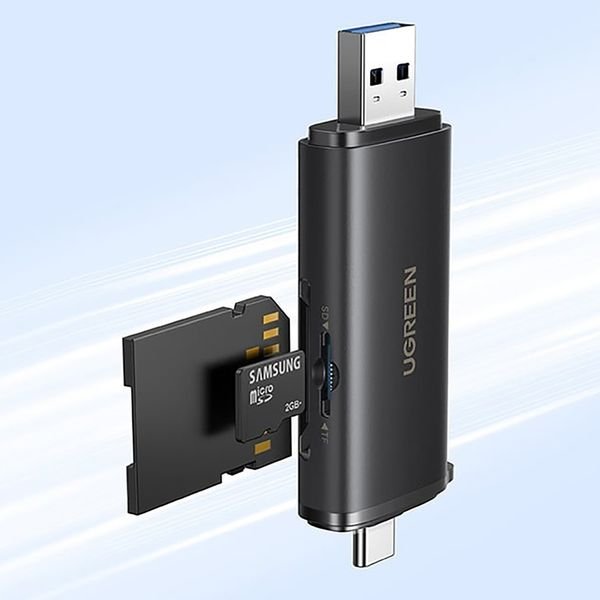 eng_pl_Ugreen-2in1-USB-C-USB-A-SD-4-0-UHS-II-Card-Reader-Black-203797_2_result Αναγνώστης καρτών Ugreen 2 σε 1 USB-C / USB-A SD 4.0 UHS-II - Image 3