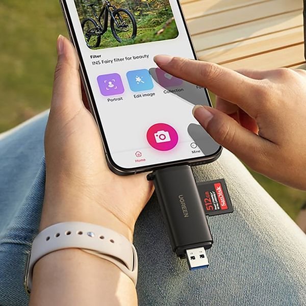 eng_pl_Ugreen-2in1-USB-C-USB-A-SD-4-0-UHS-II-Card-Reader-Black-203797_3_result Αναγνώστης καρτών Ugreen 2 σε 1 USB-C / USB-A SD 4.0 UHS-II - Image 4