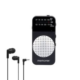 Ραδιόφωνο Αναλογικό Τσέπης AM/FM,MEMOREX MX-PR40-BK