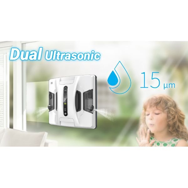 5-ultrasonic_result HOBOT 2S,Καθαριστής Τζαμιών Ρομπότ Wi-Fi 72 W - Image 4