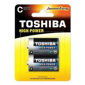 Mπαταρία Αλκαλική C Toshiba High Power 2Τμχ