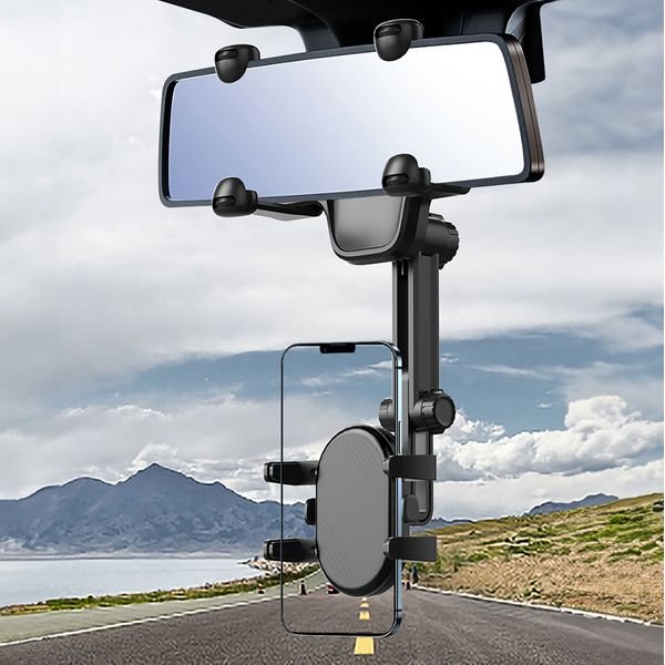 eng_pl_Car-Phone-Holder-for-Rearview-Mirror-Black-164694_1_result Βάση Στήριξης Κινητού Αυτοκινήτου Για Τον Καθρέφτη - Image 2
