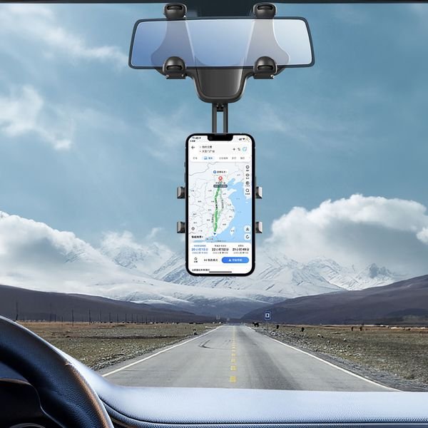 eng_pl_Car-Phone-Holder-for-Rearview-Mirror-Black-164694_5_result Βάση Στήριξης Κινητού Αυτοκινήτου Για Τον Καθρέφτη - Image 6