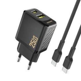 Φορτιστής Τοίχου Dudao A26TCEU PD QC 25W GaN USB-A & USB-C με Καλώδιο USB-C