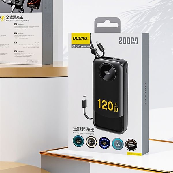 eng_pl_Dudao-K13Pro-20000mAh-Powerbank-with-Built-in-Cable-Black-195940_4_result Powerbank Dudao K13Pro 20000mAh με ενσωματωμένο καλώδιο - Image 5