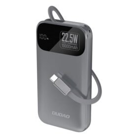 Powerbank Dudao K31 10000 mAh 22.5W PD Με Ενσωματωμένο Καλώδιο