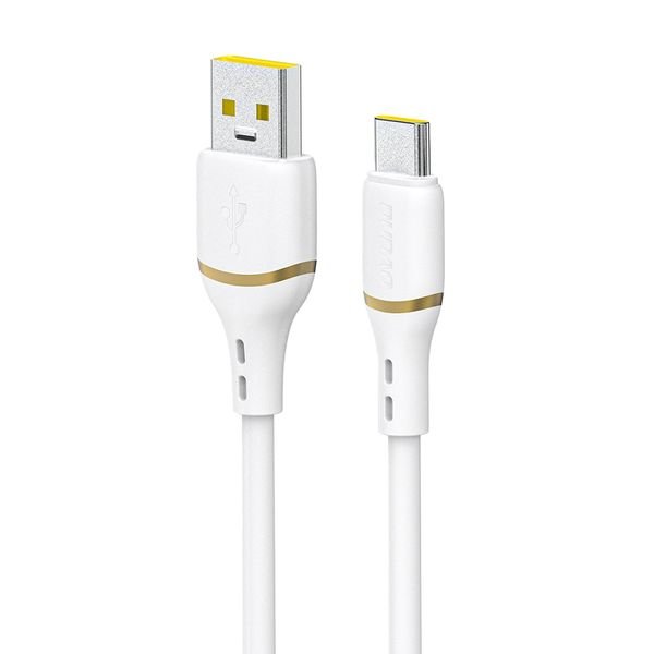 eng_pl_Dudao-L25T-USB-A-USB-C-Silicone-Cable-5A-1m-White-200624_1_result Καλώδιο σιλικόνης Dudao L25T USB-A - USB-C 5A 1m - Image 1