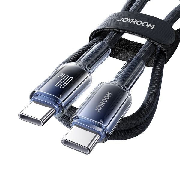 eng_pl_Joyroom-S-A42-Crystal-Clear-Series-60W-USB-C-USB-C-cable-1-2m-black-182000_4_result Καλώδιο Joyroom S-A42 Crystal-Clear Series 60W USB-C σε USB-C,1,2m - Image 4