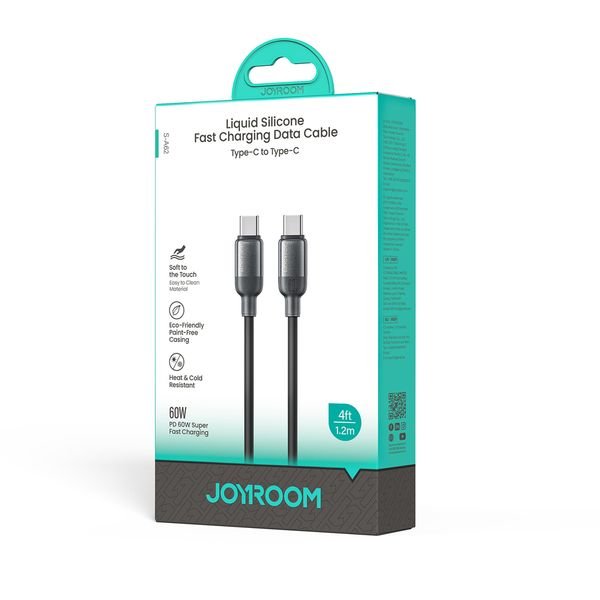 eng_pl_Joyroom-S-A62-Lively-Series-60W-USB-C-USB-C-cable-1-2-m-black-211513_2_result Joyroom S-A62 Lively Series 60W USB-C - Καλώδιο USB-C 1,2 μ - Image 2