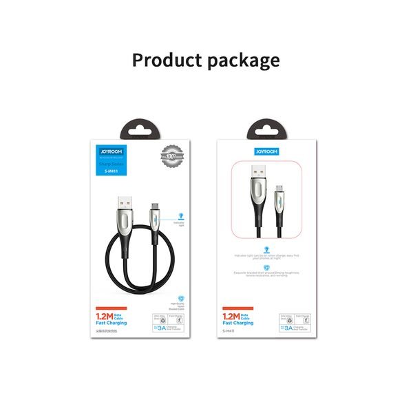 eng_pl_Joyroom-Sharp-Series-S-M411-USB-A-micro-USB-3A-2m-Cable-with-Charging-Indicator-Black-157853_12_result Micro USB 3A Fast Charging Cable 2m Joyroom S-M411 - Image 10