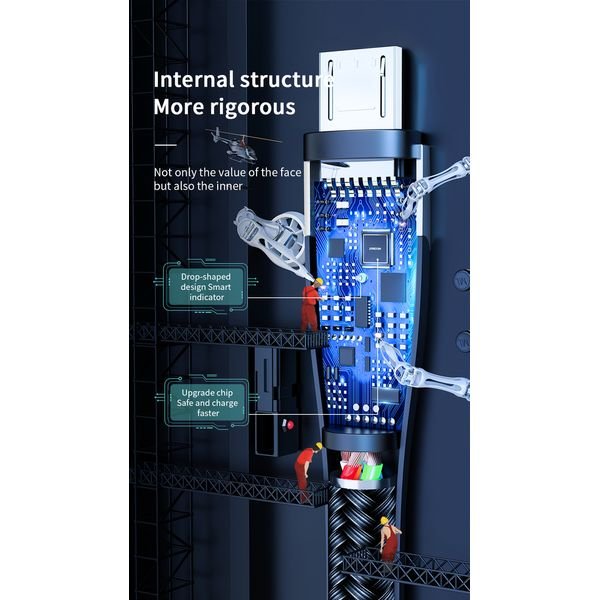 eng_pl_Joyroom-Sharp-Series-S-M411-USB-A-micro-USB-3A-2m-Cable-with-Charging-Indicator-Black-157853_8_result Micro USB 3A Fast Charging Cable 2m Joyroom S-M411 - Image 8