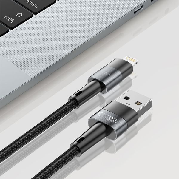 CREATOR: gd-jpeg v1.0 (using IJG JPEG v62), quality = 80 Καλώδιο Tech-Protect UltraBoost usb / Lightning 12W 2.4A 2m - Image 5