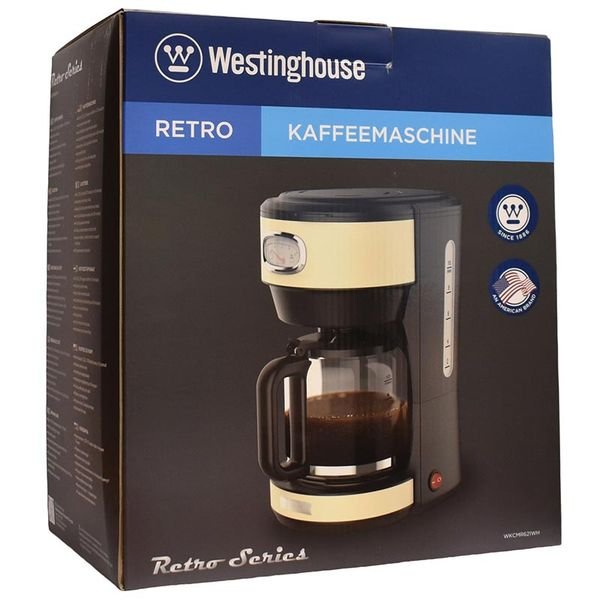 100492_1_result Καφετιέρα Φίλτρου 1000 W Λευκή Retro Series,WESTINGHOUSE WKCMR621WH - Image 2