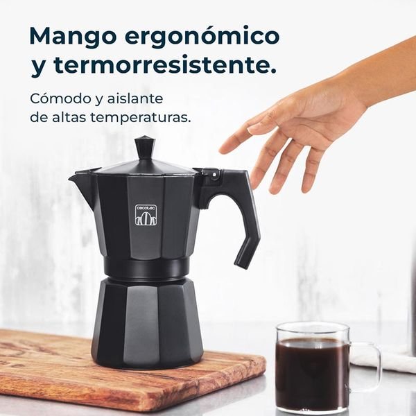 101536_7_result CECOTEC MOKCLASSIC 300 BLACK 01666,Μπρίκι Espresso για 3 Φλυτζάνια - Image 7