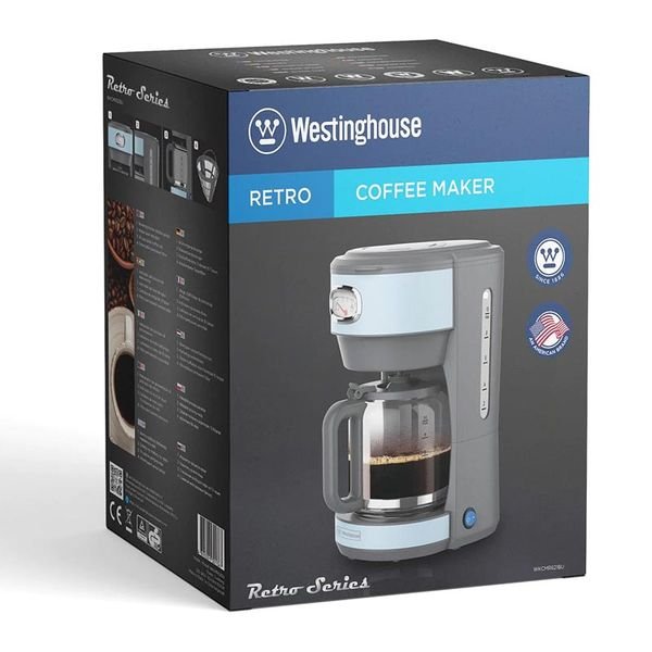 101581_1_result Καφετιέρα Φίλτρου 1000 W Γαλάζια Retro Series ,WESTINGHOUSE WKCMR621BU - Image 2