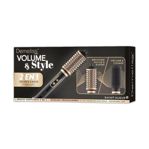 103442_1_result Ηλεκτρική Βούρτσα με Αέρα 2 σε 1 |1200 W,DEMELISS VOLUME & STYLE - Image 2