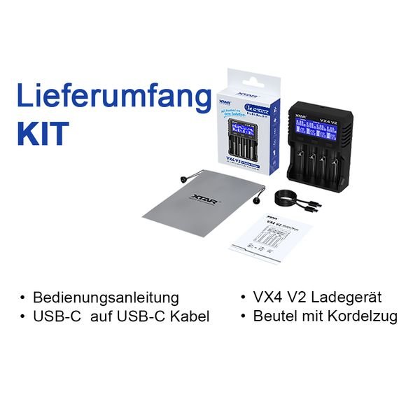 xtar-vx4-v2-ladegeraet-fuer-li-ionen-1-5v-3-6v--3-7v-lifepo4-3-2v-nimh-1-2v-lieferumfang-kit_result Xtar VX4 V2 - Φορτιστής-αναλυτής Για Μπαταρίες 1,5V, Li-Ion 3,6-3,7V, LiFePO4 3,2V και Ni-MH 1,2V. - Image 7